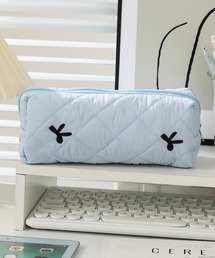 tone（トーン）の「Liaa/リボン柄 ペンケース ポーチ A18562（ポーチ）」