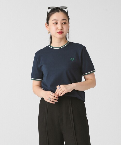 フレッドペリー ネイビー tシャツ　FRED PERRY FRED PERRY(フレッドペリー) Tシャツ （Tシャツ）｜Dessin