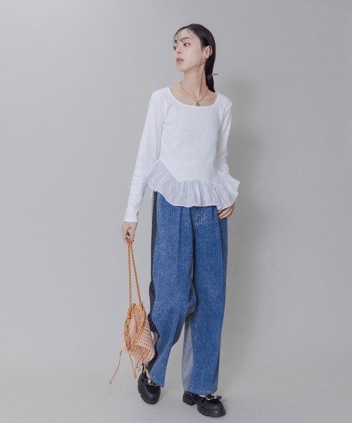 新品　今季　新作　エイミーロウ　Eimee LawカレッジロゴZIPトップス Eimee Law & LHELBIE 公式オンラインストア