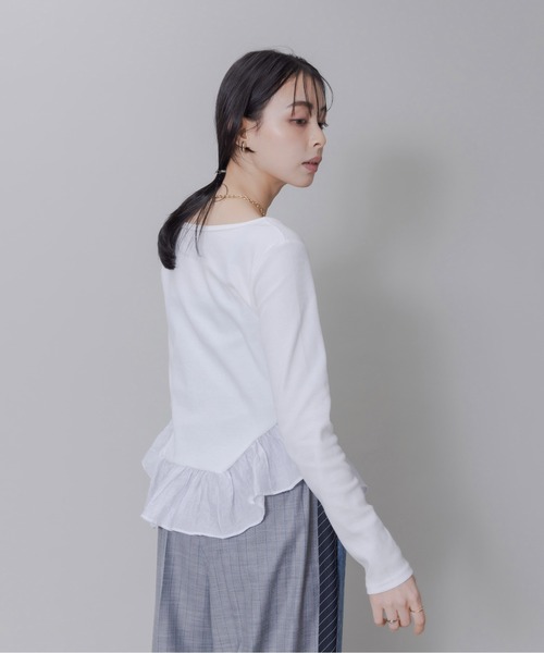 アーチフリル テレコトップス（その他トップス）｜Eimee Law