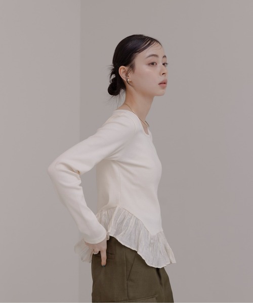 新品　今季　新作　エイミーロウ　Eimee LawカレッジロゴZIPトップス Eimee Law & LHELBIE 公式オンラインストア
