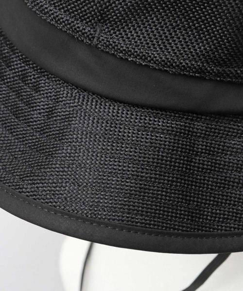 COLEMAN（コールマン）の「ジュートシート風 あご紐付き アドベンチャーハット 吸水速乾スベリ使用（ハット・メンズ・ブラック/ナチュラル/ブラウン/ベージュ・FREE）」の18枚目の写真