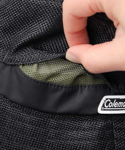 COLEMAN（コールマン）の「ジュートシート風 あご紐付き アドベンチャーハット 吸水速乾スベリ使用（ハット・メンズ・ブラック/ナチュラル/ブラウン/ベージュ・FREE）」の21枚目の写真