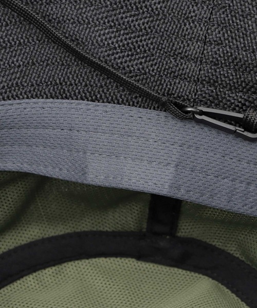 COLEMAN（コールマン）の「ジュートシート風 あご紐付き アドベンチャーハット 吸水速乾スベリ使用（ハット・メンズ・ブラック/ナチュラル/ブラウン/ベージュ・FREE）」の7枚目の写真