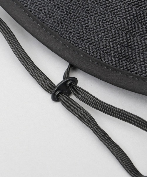 COLEMAN（コールマン）の「ジュートシート風 あご紐付き アドベンチャーハット 吸水速乾スベリ使用（ハット・メンズ・ブラック/ナチュラル/ブラウン/ベージュ・FREE）」の9枚目の写真