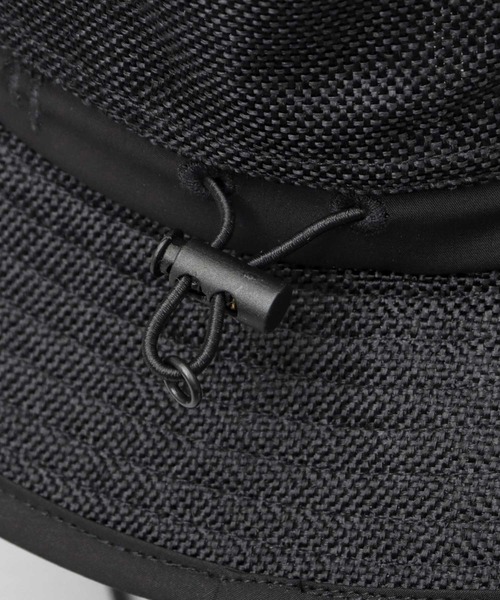 COLEMAN（コールマン）の「ジュートシート風 あご紐付き アドベンチャーハット 吸水速乾スベリ使用（ハット・メンズ・ブラック/ナチュラル/ブラウン/ベージュ・FREE）」の11枚目の写真