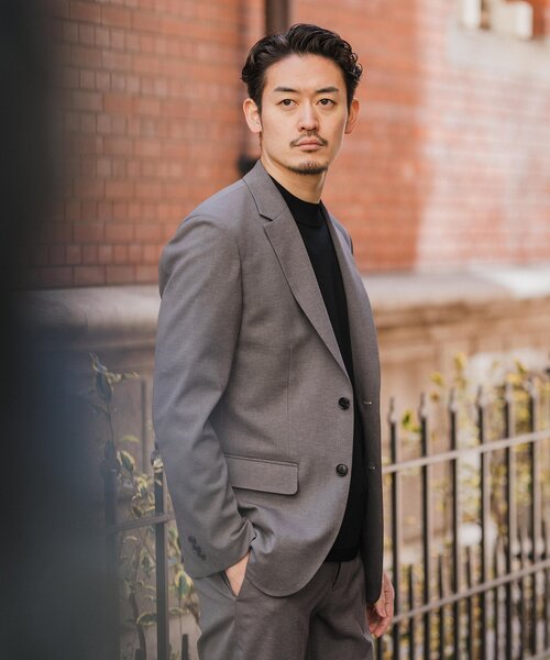 EDIFICE（エディフィス）の「《再入荷》"抗菌防臭＆シワ防止機能" ワルツ ツイル 2ボタン ジャケット（テーラードジャケット・メンズ・ネイビー/ベージュ/ブラウン/ブラック・XX-LARGE/SMALL/MEDIUM/LARGE/X-LARGE/X-SMALL）」の12枚目の写真