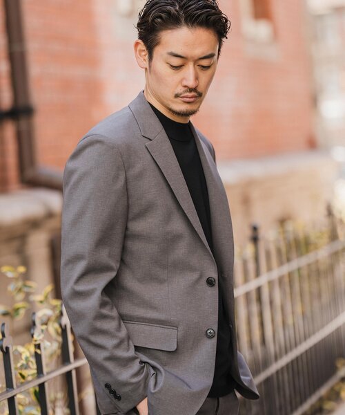 EDIFICE（エディフィス）の「《再入荷》"抗菌防臭＆シワ防止機能" ワルツ ツイル 2ボタン ジャケット（テーラードジャケット・メンズ・ネイビー/ベージュ/ブラウン/ブラック・XX-LARGE/SMALL/MEDIUM/LARGE/X-LARGE/X-SMALL）」の17枚目の写真