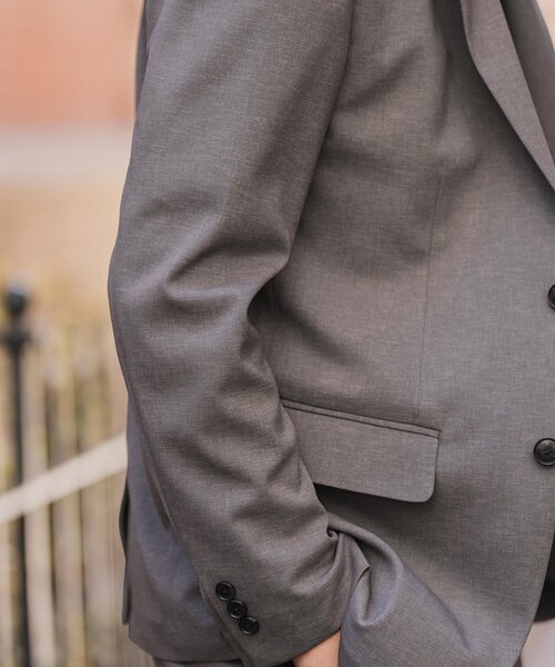 EDIFICE（エディフィス）の「《再入荷》"抗菌防臭＆シワ防止機能" ワルツ ツイル 2ボタン ジャケット（テーラードジャケット・メンズ・ネイビー/ベージュ/ブラウン/ブラック・XX-LARGE/SMALL/MEDIUM/LARGE/X-LARGE/X-SMALL）」の19枚目の写真