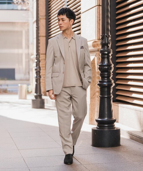 EDIFICE（エディフィス）の「《再入荷》"抗菌防臭＆シワ防止機能" ワルツ ツイル 2ボタン ジャケット（テーラードジャケット・メンズ・ネイビー/ベージュ/ブラウン/ブラック・XX-LARGE/SMALL/MEDIUM/LARGE/X-LARGE/X-SMALL）」の21枚目の写真