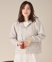 【手洗い可】ダブルジップダンボールパーカ