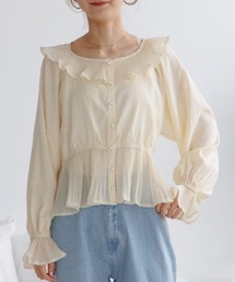 flower | シェルプリーツブラウス(シャツ/ブラウス)