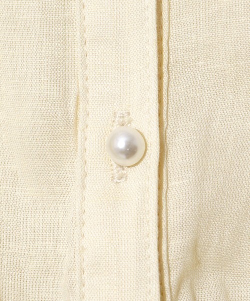 flower(フラワー)の「シェルプリーツブラウス(シャツ/ブラウス・レディース・ホワイト/イエロー・FREE)」の14枚目の写真