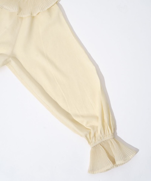 flower(フラワー)の「シェルプリーツブラウス(シャツ/ブラウス・レディース・ホワイト/イエロー・FREE)」の17枚目の写真