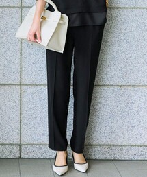 ストレッチジョーゼット テーパード パンツ