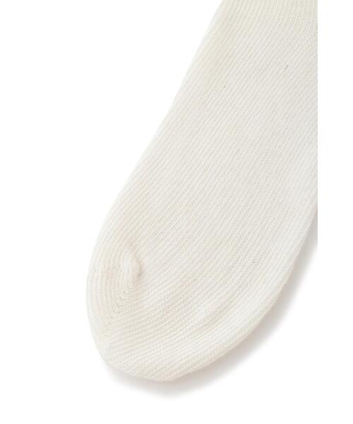 MARGARET HOWELL（マーガレットハウエル）の「COTTON LINEN SOCK（ソックス/靴下・レディース・ブラック/カーキ/ホワイト・FREE）」の6枚目の写真