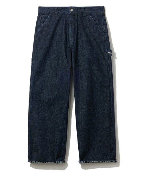 XLARGE（エクストララージ）の「OLD ENGLISH DENIM PAINTER PANTS（デニムパンツ・メンズ・インディゴブルー/ブラック・30inch/32inch/34inch/36inch）」の12枚目の写真