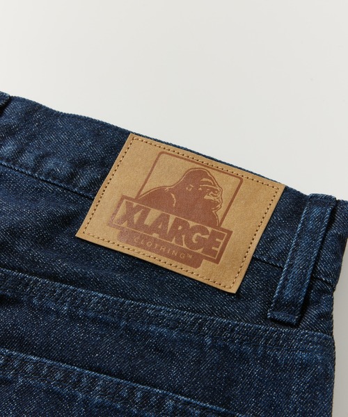 XLARGE（エクストララージ）の「OLD ENGLISH DENIM PAINTER PANTS（デニムパンツ・メンズ・インディゴブルー/ブラック・30inch/32inch/34inch/36inch）」の18枚目の写真