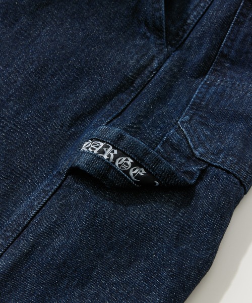 XLARGE（エクストララージ）の「OLD ENGLISH DENIM PAINTER PANTS（デニムパンツ・メンズ・インディゴブルー/ブラック・30inch/32inch/34inch/36inch）」の22枚目の写真
