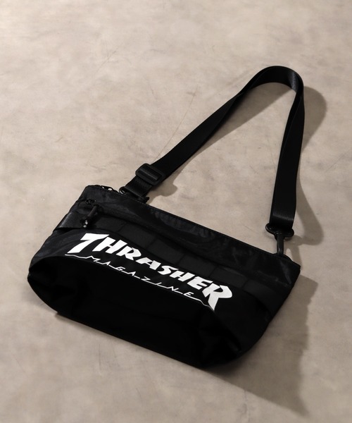 THRASHER（スラッシャー）の「【THRASHER/スラッシャー】サコッシュミニショルダーバッグ（ショルダーバッグ・メンズ・カモフラージュ/ブラック系その他/ブラック・FREE）」の19枚目の写真