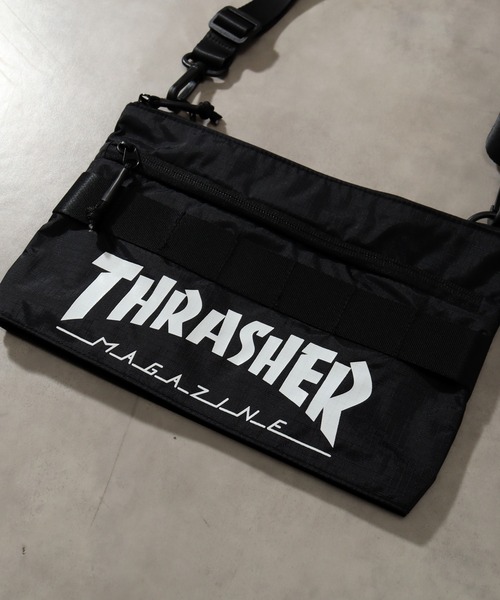 THRASHER（スラッシャー）の「【THRASHER/スラッシャー】サコッシュミニショルダーバッグ（ショルダーバッグ・メンズ・カモフラージュ/ブラック系その他/ブラック・FREE）」の22枚目の写真