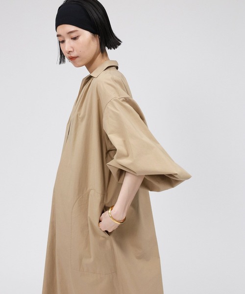 BABYLONE(バビロン)の「ブロードカフタンワンピース(ワンピース・レディース・ベージュ/ブラック・38inch/36inch)」の21枚目の写真