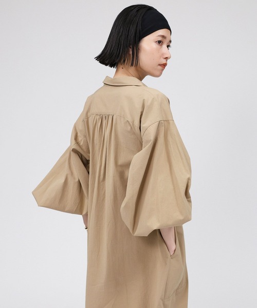 BABYLONE(バビロン)の「ブロードカフタンワンピース(ワンピース・レディース・ベージュ/ブラック・38inch/36inch)」の22枚目の写真