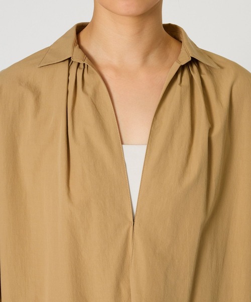 BABYLONE(バビロン)の「ブロードカフタンワンピース(ワンピース・レディース・ベージュ/ブラック・38inch/36inch)」の11枚目の写真