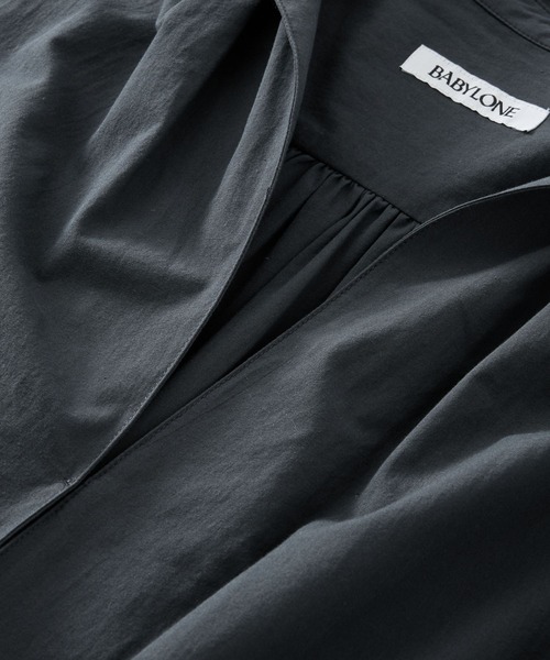 BABYLONE(バビロン)の「ブロードカフタンワンピース(ワンピース・レディース・ベージュ/ブラック・38inch/36inch)」の6枚目の写真