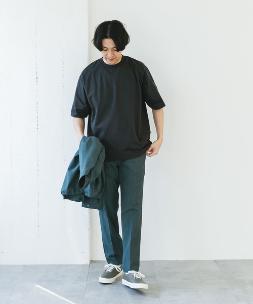 URBAN RESEARCH DOORS（アーバンリサーチドアーズ）の「『Sサイズ/WEB限定』『吸水速乾/接触冷感/イージーケア』クイックドライ ショートスリーブTシャツ（Tシャツ/カットソー・メンズ・ネイビー/ホワイト/ホワイト系その他/ブルー/チャコールグレー/ブラック系その他/ベージュ系その他・SMALL/MEDIUM/LARGE/X-LARGE）」の14枚目の写真