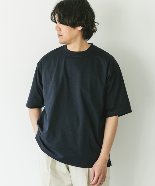 URBAN RESEARCH DOORS（アーバンリサーチドアーズ）の「『Sサイズ/WEB限定』『吸水速乾/接触冷感/イージーケア』クイックドライ ショートスリーブTシャツ（Tシャツ/カットソー・メンズ・ネイビー/ホワイト/ホワイト系その他/ブルー/チャコールグレー/ブラック系その他/ベージュ系その他・SMALL/MEDIUM/LARGE/X-LARGE）」の18枚目の写真