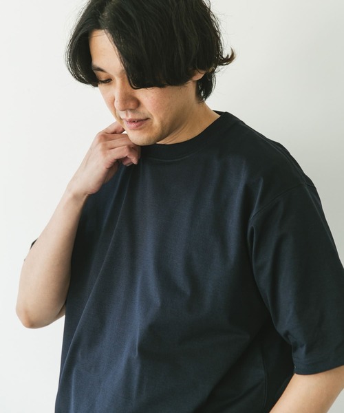 URBAN RESEARCH DOORS（アーバンリサーチドアーズ）の「『Sサイズ/WEB限定』『吸水速乾/接触冷感/イージーケア』クイックドライ ショートスリーブTシャツ（Tシャツ/カットソー・メンズ・ネイビー/ホワイト/ホワイト系その他/ブルー/チャコールグレー/ブラック系その他/ベージュ系その他・SMALL/MEDIUM/LARGE/X-LARGE）」の20枚目の写真