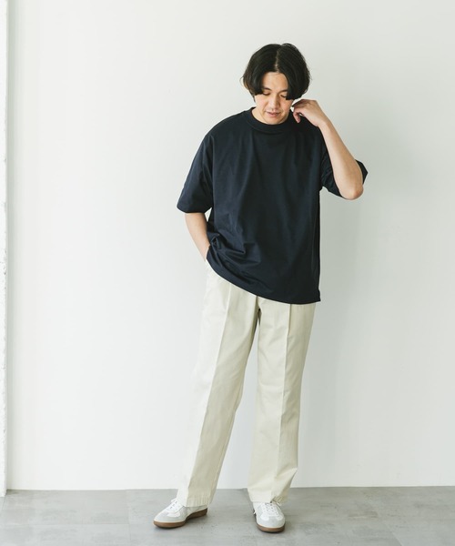 URBAN RESEARCH DOORS（アーバンリサーチドアーズ）の「『Sサイズ/WEB限定』『吸水速乾/接触冷感/イージーケア』クイックドライ ショートスリーブTシャツ（Tシャツ/カットソー・メンズ・ネイビー/ホワイト/ホワイト系その他/ブルー/チャコールグレー/ブラック系その他/ベージュ系その他・SMALL/MEDIUM/LARGE/X-LARGE）」の21枚目の写真