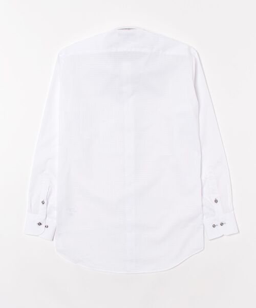 m.f.editorial（エムエフエディトリアル）の「【形態安定 吸水速乾】m.f.エディトリアル メンズ ボタンダウン ビジネスドレス 長袖シャツ（ビジネスシャツ・メンズ・ホワイト・首回り39cm-裄丈84cm/首回り41cm-裄丈82cm/首回り41cm-裄丈86cm/首回り43cm-裄丈86cm/首回り39cm-裄丈80cm/首回り37cm-裄丈80cm/首回り43cm-裄丈82cm/首回り45cm-裄丈86cm）」の8枚目の写真