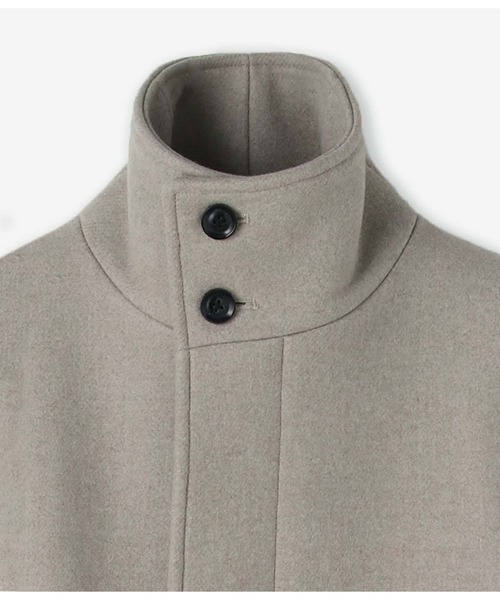 JUN HASHIMOTO STAND COLLAR COAT 4 ベージュ 1012420006_hb.jpg