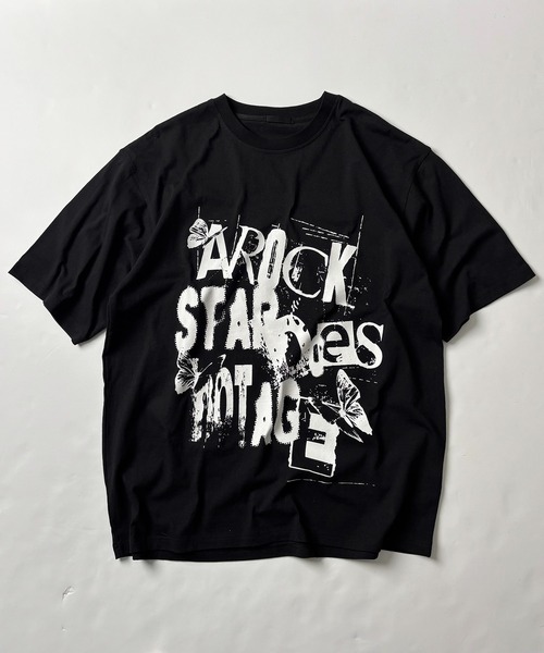 ILL'S（イルズ）の「【MAROCORE SELECT】スケルトン / パンク / バタフライ グランジちびT / ビッグT（Tシャツ/カットソー・メンズ・グレー系2/ブラック/ブラック系その他2/グレー系/ホワイト系その他2/ブラック系その他/チャコールグレー/ホワイト/ホワイト系その他・S/L）」の18枚目の写真