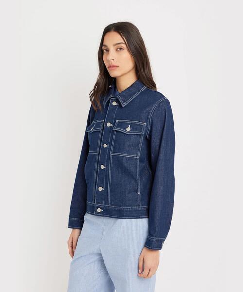 agnes b.（アニエスベー）の「デニム ジャケット（デニムジャケット・レディース・ブルー系その他・1/2）」の8枚目の写真