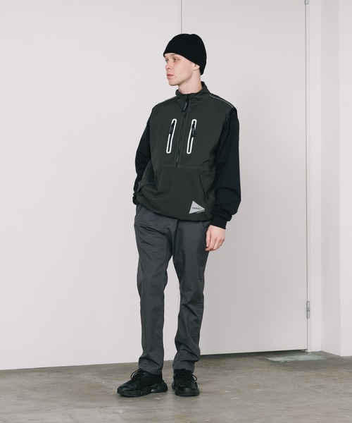 and wander/アンドワンダー×GRAMICCI/グラミチ brushed nylon vest