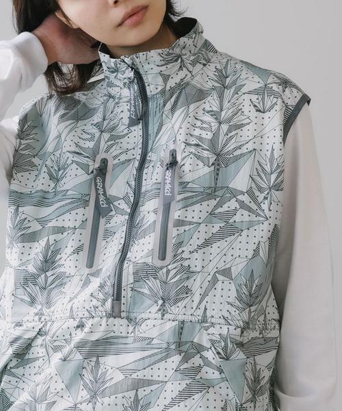 and wander×GRAMICCI brushed vest ジップベスト and wander ベスト ジレ wander/アンドワンダー×GRAMICCI