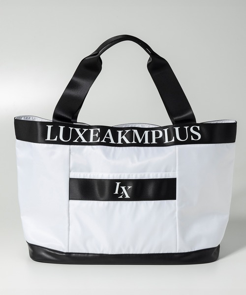 LUXEAKMPLUS(リュクスエイケイエムプラス)の「LUXEAKMPLUS(リュクスエイケイエムプラス)ゴルフ ロゴ刺繍 ワイドトートバック(トートバッグ・メンズ・ブラック/カーキ/ホワイト・ONE SIZE)」の14枚目の写真