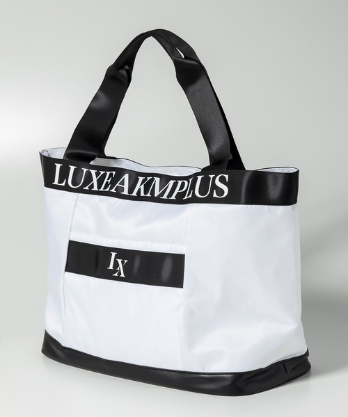 LUXEAKMPLUS(リュクスエイケイエムプラス)の「LUXEAKMPLUS(リュクスエイケイエムプラス)ゴルフ ロゴ刺繍 ワイドトートバック(トートバッグ・メンズ・ブラック/カーキ/ホワイト・ONE SIZE)」の16枚目の写真