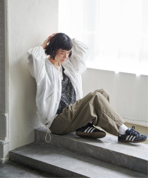 LBC(エルビーシー)の「シアーヘムドロストブルゾン(ブルゾン・レディース・ブラック/ホワイト・M/L)」の6枚目の写真