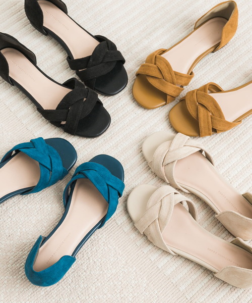 URBAN RESEARCH DOORS（アーバンリサーチドアーズ）の「『一部WEB限定カラー』セパレートフラットサンダル（サンダル・レディース・キャメル/ブルー/ブラック/ライトベージュ・36/37/38）」の13枚目の写真