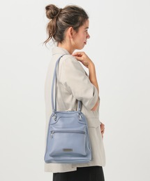 BAYFLOW | [小ぶりでも収納力抜群]フェイクレザー2WAYリュック(バックパック/リュック)