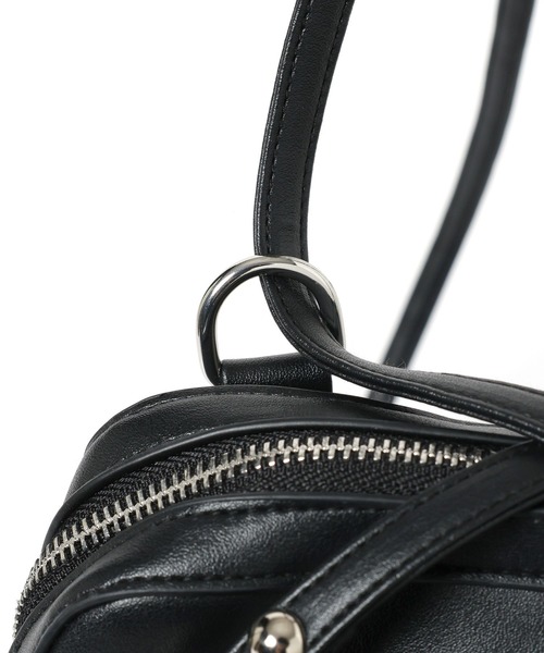 BAYFLOW（ベイフロー）の「[小ぶりでも収納力抜群]フェイクレザー2WAYリュック（バックパック/リュック・レディース・ブラック/サックスブルー・FREE）」の15枚目の写真