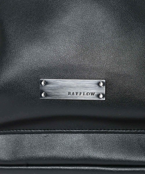 BAYFLOW（ベイフロー）の「[小ぶりでも収納力抜群]フェイクレザー2WAYリュック（バックパック/リュック・レディース・ブラック/サックスブルー・FREE）」の21枚目の写真