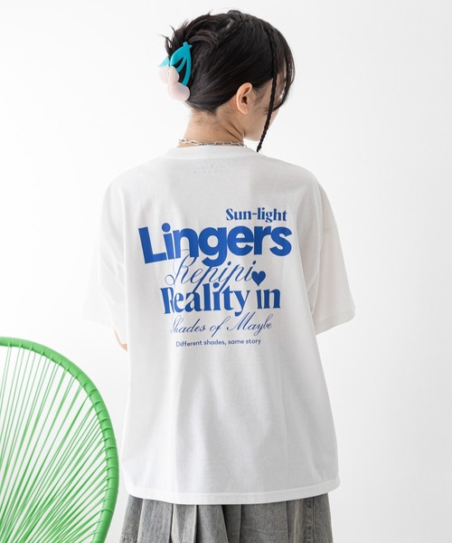 repipi armario（レピピ アルマリオ）の「チョベリグルーズTEE（Tシャツ/カットソー・キッズ・イエロー/ブラック系3/ホワイト系2/ホワイト系1/ブラック系1/ブラック系2/ホワイト系3/ピンク/サックスブルー/ブラック系4/ブラック系5/ホワイト系4/ホワイト系5/ホワイト系6/イエロー系2/ピンク系2・LARGE/MEDIUM/SMALL）」の3枚目の写真