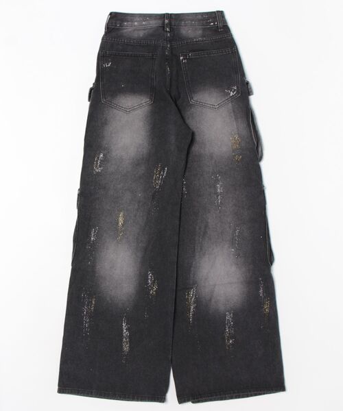 Figments（フィグメンツ）の「ブラストマルチカーゴデニム（デニムパンツ・レディース・ブラック・SMALL/MEDIUM/LARGE）」の10枚目の写真