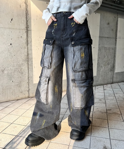 CHIEKO+ チェコプラス 新品タグ付 マーベルト デニムパンツ セール