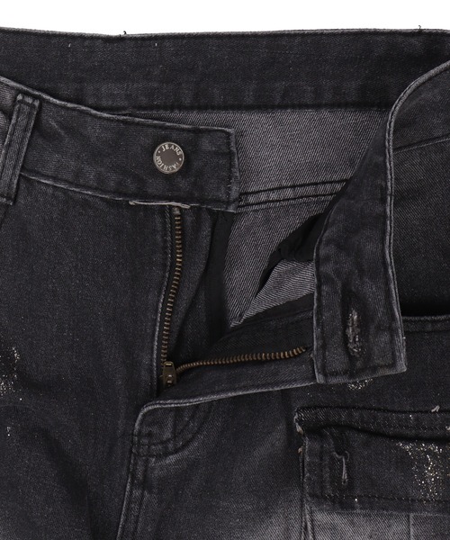 Figments（フィグメンツ）の「ブラストマルチカーゴデニム（デニムパンツ・レディース・ブラック・SMALL/MEDIUM/LARGE）」の5枚目の写真